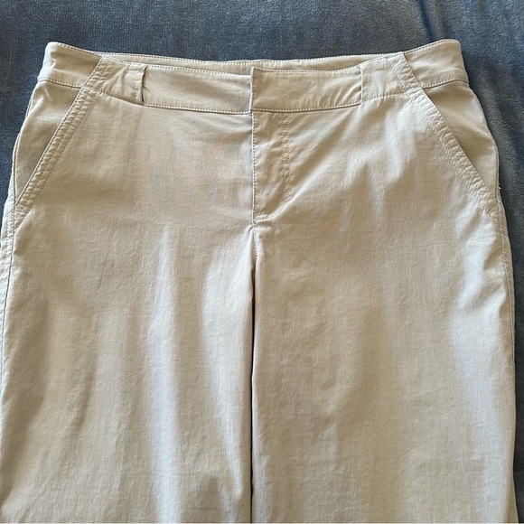 Athleta Wide Straight Leg Mid Rise Pants Size 12T - Picture 5 of 13